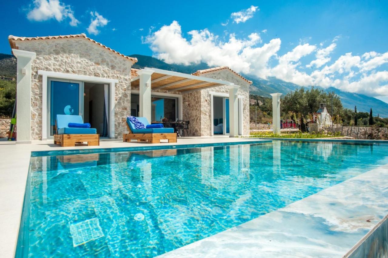 Natural Stone Villas Kefalonia 特拉佩扎奇 外观 照片
